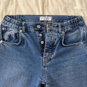 We the Free by Free People Women's low rise-extreme wide leg Jeans